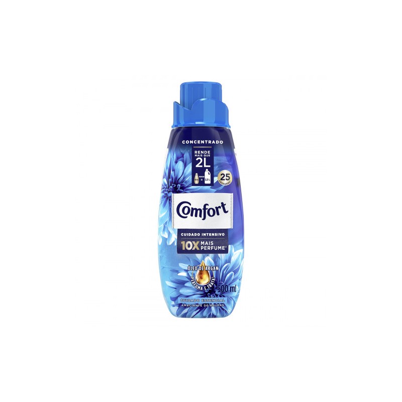 Amaciante de Roupa Concentrado Intensivo Cuidado Essencial Comfort Intense Frasco 500ml