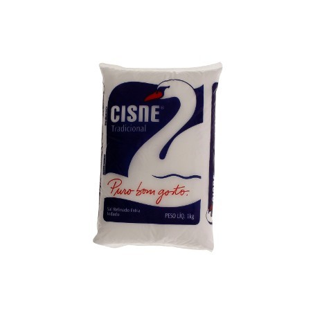 Sal Refinado Branco Cisne 1Kg