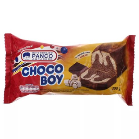 Bolo Mesclado Coco e Chocolate Panco Choco Boy Pacote - 300g