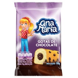 Bolo Gotas de Chocolate Ana...