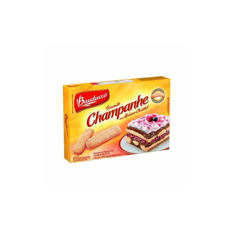 Biscoito Champanhe com Cobertura de Açúcar Cristal Bauducco 150g